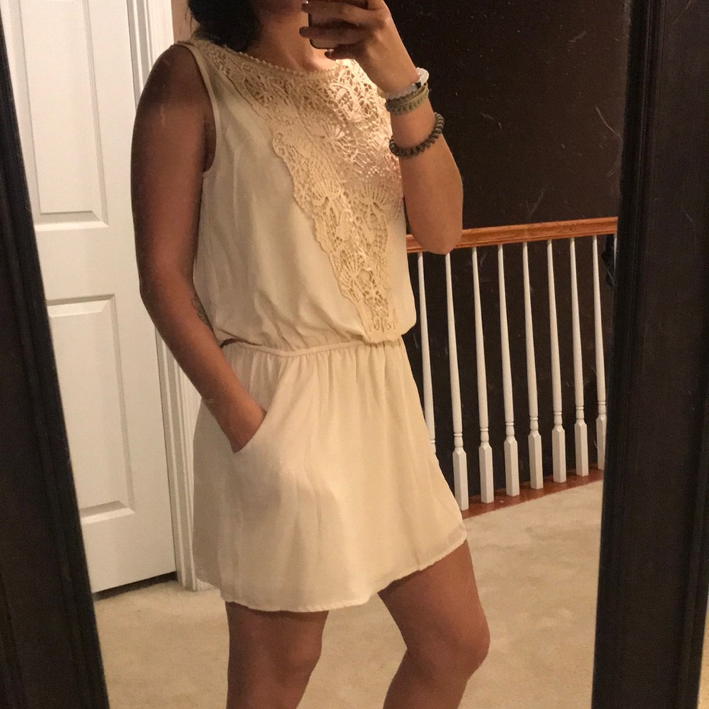 Forever 21 crochet dress!